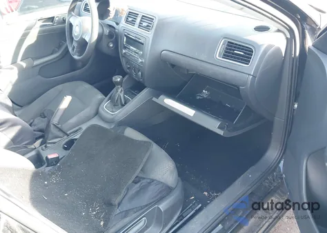 2012 Volkswagen Jetta 2.0L S из США, поврежденный, VIN 3VW1K7AJ3CM321012